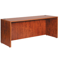 Boss N111-C Cherry Laminate Credenza Shell - 66" x 24" x 29 1/2"