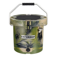 CaterGator RCCG20CAM Camouflage 20 Qt. Round Rotomolded Outdoor Cooler / Ice Chest