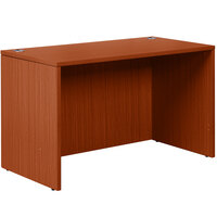 Boss N104-C Cherry Laminate Desk Shell - 48" x 24" x 29"