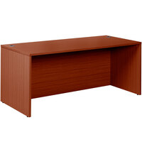 Boss N101-C Cherry Laminate Desk Shell - 71" x 36" x 29"