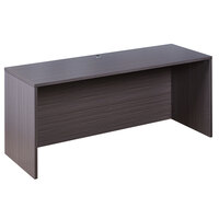 Boss N111-DW Driftwood Laminate Credenza Shell - 66" x 24" x 29 1/2"