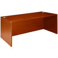 Boss N102-C Cherry Laminate Desk Shell - 66" x 30" x 29"