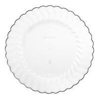 Fineline Flairware 206-CL 6" Clear Plastic Plate - 180/Case