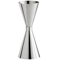 Arcoroc by Chris Adams CAP51 Mix Collection 1.5 oz. & 2 oz. Stainless Steel Japanese Style Jigger by Arc Cardinal