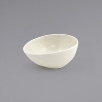 Front of the House ASC023BEP23 Kiln 1.5 oz. Vanilla Bean Porcelain Ramekin - 12/Case