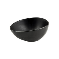 Front of the House ASC023BKP23 Kiln 1.5 oz. Pepper Porcelain Ramekin - 12/Case