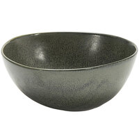 Front of the House DBO143DGP23 Kiln 21 oz. Sage Round Porcelain Bowl - 12/Case