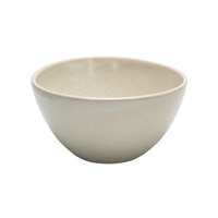 Front of the House DBO141MUP23 Kiln 7 oz. Mushroom Round Porcelain Bowl - 12/Case