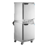 Beverage-Air UCR20HC-23 Double Stacked 20" Shallow Depth Undercounter Refrigerator and 3" Casters