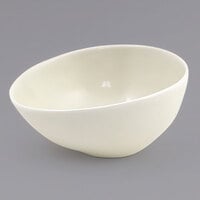 Front of the House ASC024BEP23 Kiln 4 oz. Vanilla Bean Porcelain Ramekin - 12/Case