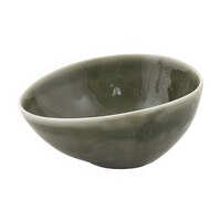 Front of the House ASC024GRP23 Kiln 4 oz. Leek Porcelain Ramekin - 12/Case