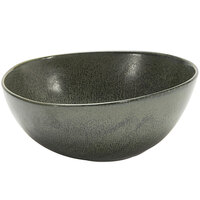 Front of the House DBO142DGP23 Kiln 10 oz. Sage Round Porcelain Bowl - 12/Case