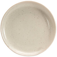 Front of the House DAP076MUP23 Kiln 6" Mushroom Porcelain Plate - 12/Case