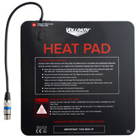 Vollrath VAC1212 Black Power Cord Delivery Bag Heating Pad - 12" x 12"