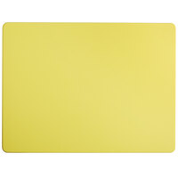 Vollrath 5200350 Color-Coded 24" x 18" x 1/2" Yellow Cutting Board