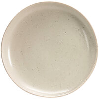 Front of the House DOS029MUP22 Kiln 11" Mushroom Round Porcelain Plate - 6/Case