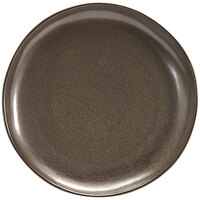 Front of the House DDP061ESP22 Kiln 10" Mocha Round Porcelain Plate - 6/Case