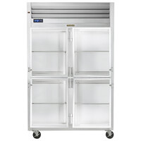 Traulsen G21001-032 52" G Series Glass Half Door Reach-In Refrigerator with Right / Left Hinged Doors