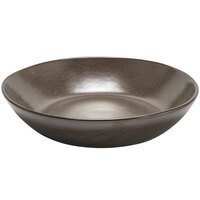 Front of the House DBO157ESP22 Kiln 48 oz. Mocha Round Porcelain Bowl - 6/Case