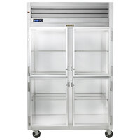 Traulsen G21000-032 52" G Series Glass Half Door Reach-In Refrigerator with Left / Right Hinged Doors