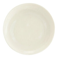 Front of the House Kiln 8" Vanilla Bean Porcelain Plate - 12/Case