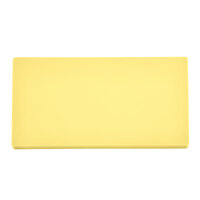 Vollrath 5200050 Color-Coded 18" x 12" x 1/2" Yellow Cutting Board