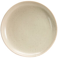 Front of the House DDP061MUP22 Kiln 10" Mushroom Round Porcelain Plate - 6/Case