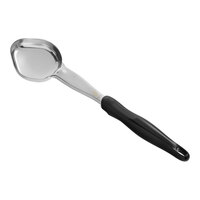 Vollrath 6412320 Jacob's Pride 3 oz. Black Solid Oval Spoodle® Portion Spoon