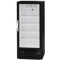 Beverage-Air MarketMax 24" Black Refrigerated Glass Door Merchandiser with LED Lighting