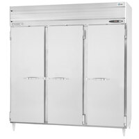 Beverage-Air PRD3HC-1AS 78" Stainless Steel Solid Door Pass-Through Refrigerator