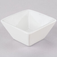 American Metalcraft Prestige WFB3 3 oz. Square Porcelain Bowl - 12/Case