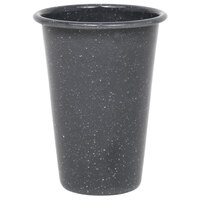 Crow Canyon Home K93GRY Stinson 14 oz. Grey Speckle Enamelware Tumbler