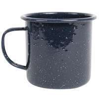 Crow Canyon Home K112NVY Stinson 16 oz. Navy Speckle Enamelware Mug