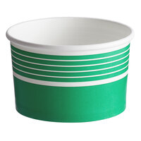 Choice 16 oz. Green Paper Frozen Yogurt / Soup / Food Cup - 50/Pack