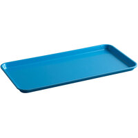 Cambro 918MT142 9" x 18" Blue Fiberglass Market Tray