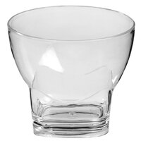 Solia GC19060 Bubble 2.7 oz. Clear Plastic Dish - 1080/Case