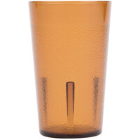 Cambro 500P153 Colorware 5.2 oz. Amber Customizable SAN Plastic Tumbler - 72/Case