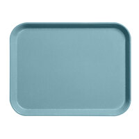 Cambro 1216CL674 12" x 16" Steel Blue Camlite Tray - 12/Case