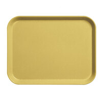 Cambro 1418CL145 14" x 18" Yellow Camlite Tray - 12/Case