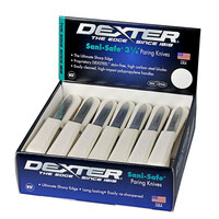 Dexter-Russell 15333 Sani-Safe 3 1/4" Smooth Paring Knives in a Display Box - 50/Pack - 50/Pack