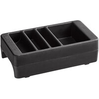 Cambro LCDCH110 Black Condiment Holder for Cambro 250LCD / 500LCD / UC250 / UC500