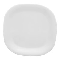 Thunder Group PS3010W 10 3/4" Passion White Round Square Plate - 12/Pack