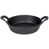 American Metalcraft 25 oz. Pre-Seasoned Mini Cast Iron Round Casserole Dish CIPR7251