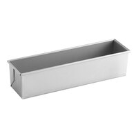 Baker's Lane 2 lb. Glazed Aluminized Steel Pullman Bread Loaf Pan - 16" x 4" x 4"