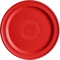 Acopa Capri 10" Passion Fruit Red Stoneware Plate - 12/Case