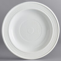 Acopa Capri 6 1/8" Coconut White Stoneware Plate - 24/Case