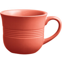 Acopa Capri 8 oz. Coral Reef Stoneware Cup - 36/Case