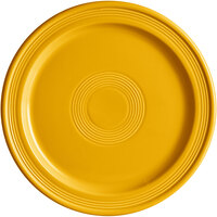 Acopa Capri 10" Mango Orange Stoneware Plate - 12/Case