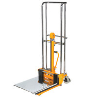 Wesco Industrial Products 880 lb. Hydraulic Value Lift with 25 1/2" Forks and 47" Lift Height 272940