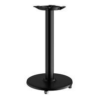 Lancaster Table & Seating Cast Iron 17" Standard Height Table Base with Self-Leveling Feet
